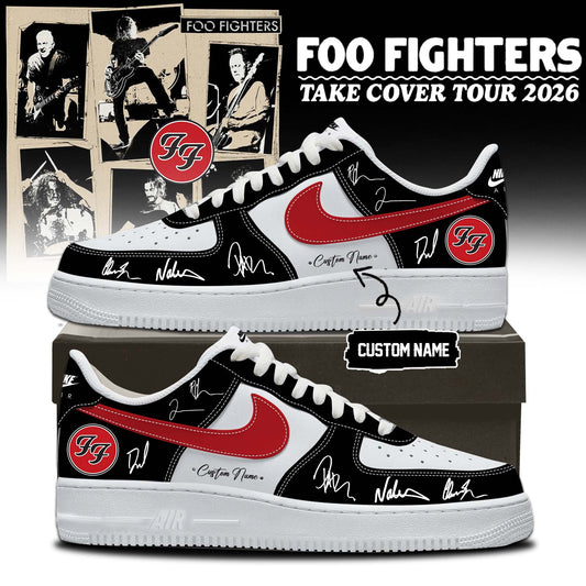 Foo Fighters ”Take Cover Tour 2026” Limited Edition Signature – AF1 Shoes
