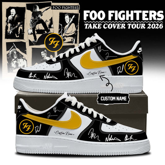 Foo Fighters ”Take Cover Tour 2026” Limited Edition Signature – AF1 Shoes