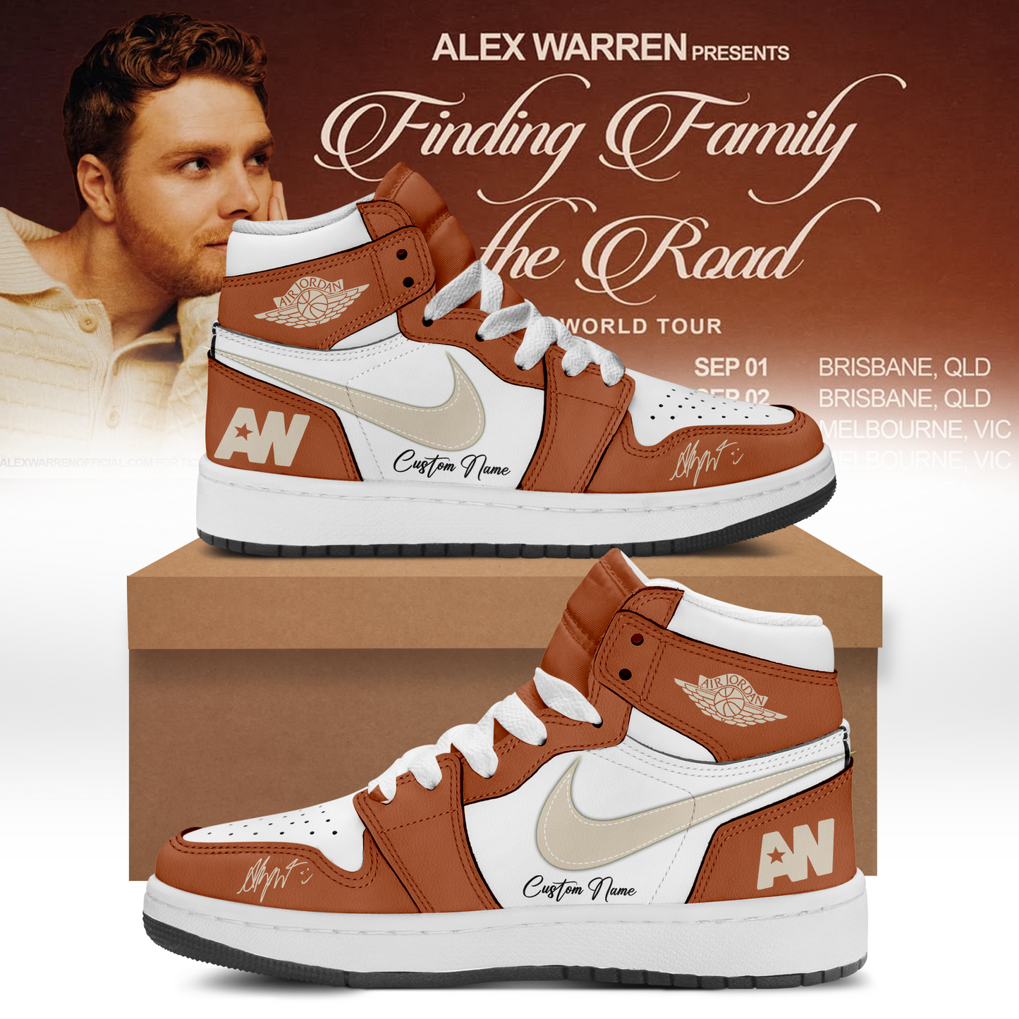 Alex Warren’s “Little Orphan Alex” Tour Shoes