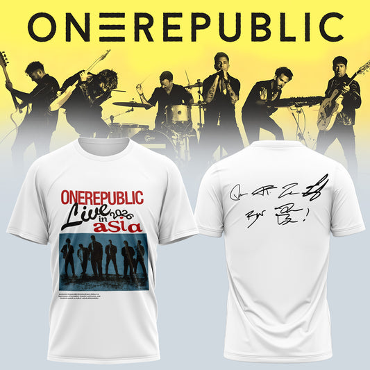 OneRepublic - From Europe With Love Tour 2026 T-Shirt