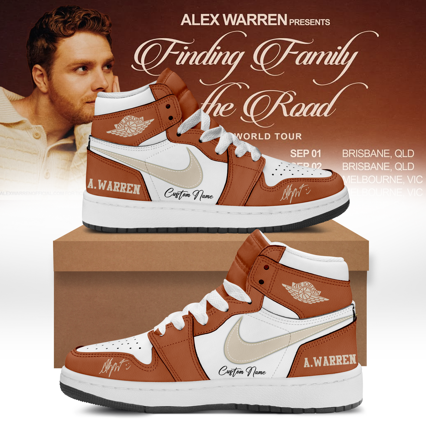 Alex Warren’s “Little Orphan Alex” Tour Shoes