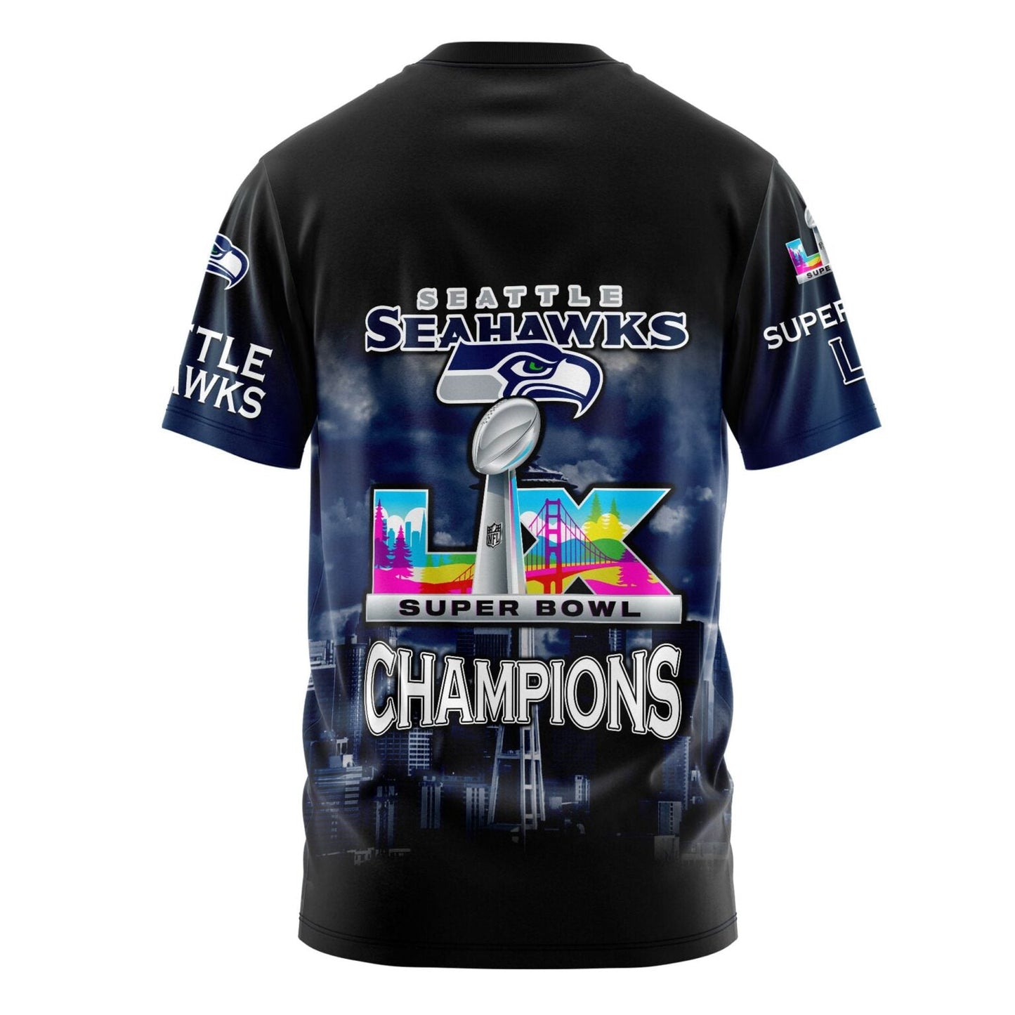Seattle Seahawks Super Bowl LX Champions Limited Edition T.shirt