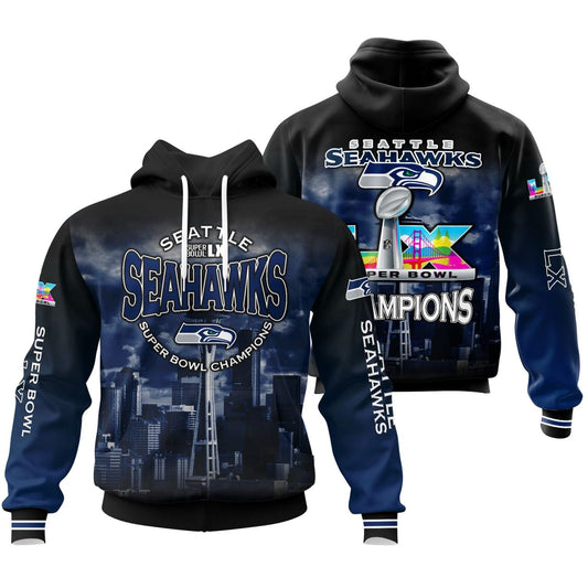 Seattle Seahawks Super Bowl LX Champions Limited Edition Hoodie