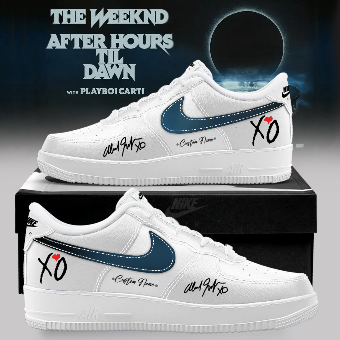 The Weeknd _ After Hours Till Dawn Tour Signature “ Shoes