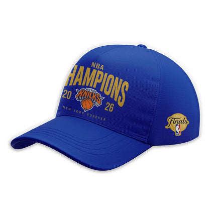 New York Basketball NBA Finals Champions Blue Tshirt v2