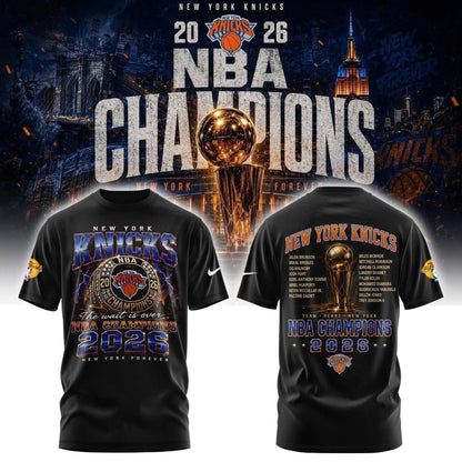 New York Basketball NBA Rings Champions Tshirt v2