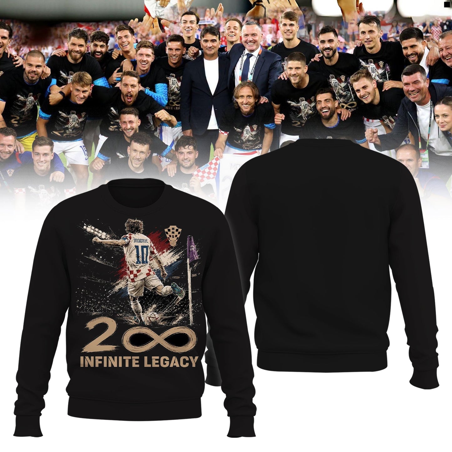 Limited Edition Luka Modrić – Captain. Legend. Midfield Maestro Shirt