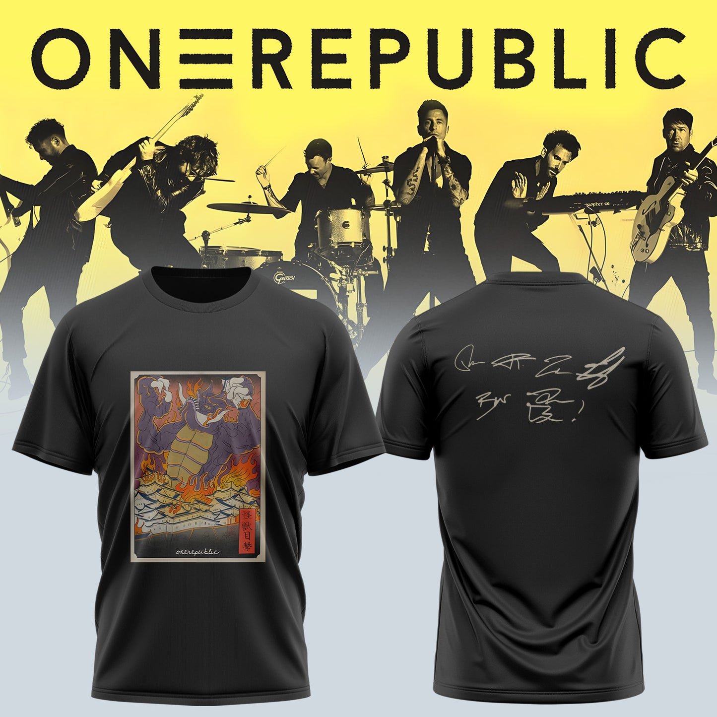 OneRepublic - From Europe With Love Tour 2026 T-Shirt