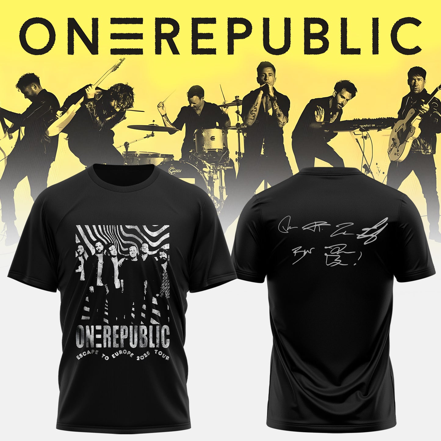 OneRepublic - From Europe With Love Tour 2026 T-Shirt
