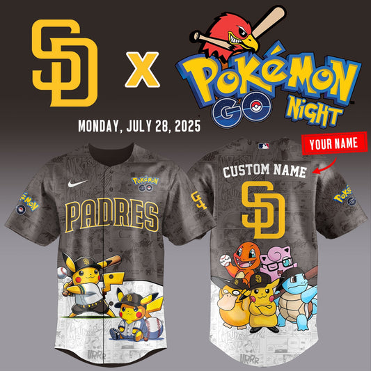 Pokémon GO - San Diego Padres Jersey