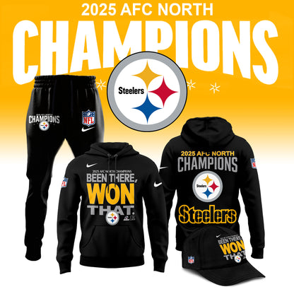 Pittsburgh Steelers 2025 AFC North Division Champions Limited Edition Hoodie