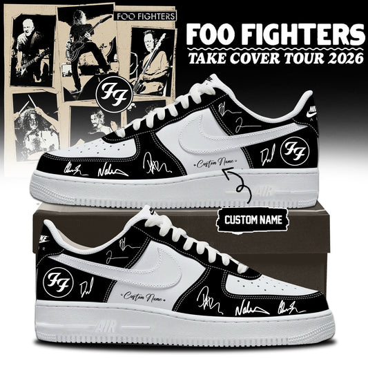 Foo Fighters ”Take Cover Tour 2026” Limited Edition Signature – AF1 Shoes
