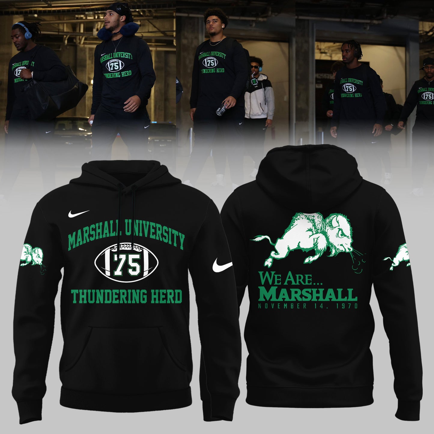 Marshall Thundering Herd “75” Tribute Tee – For True Fans Hoodie