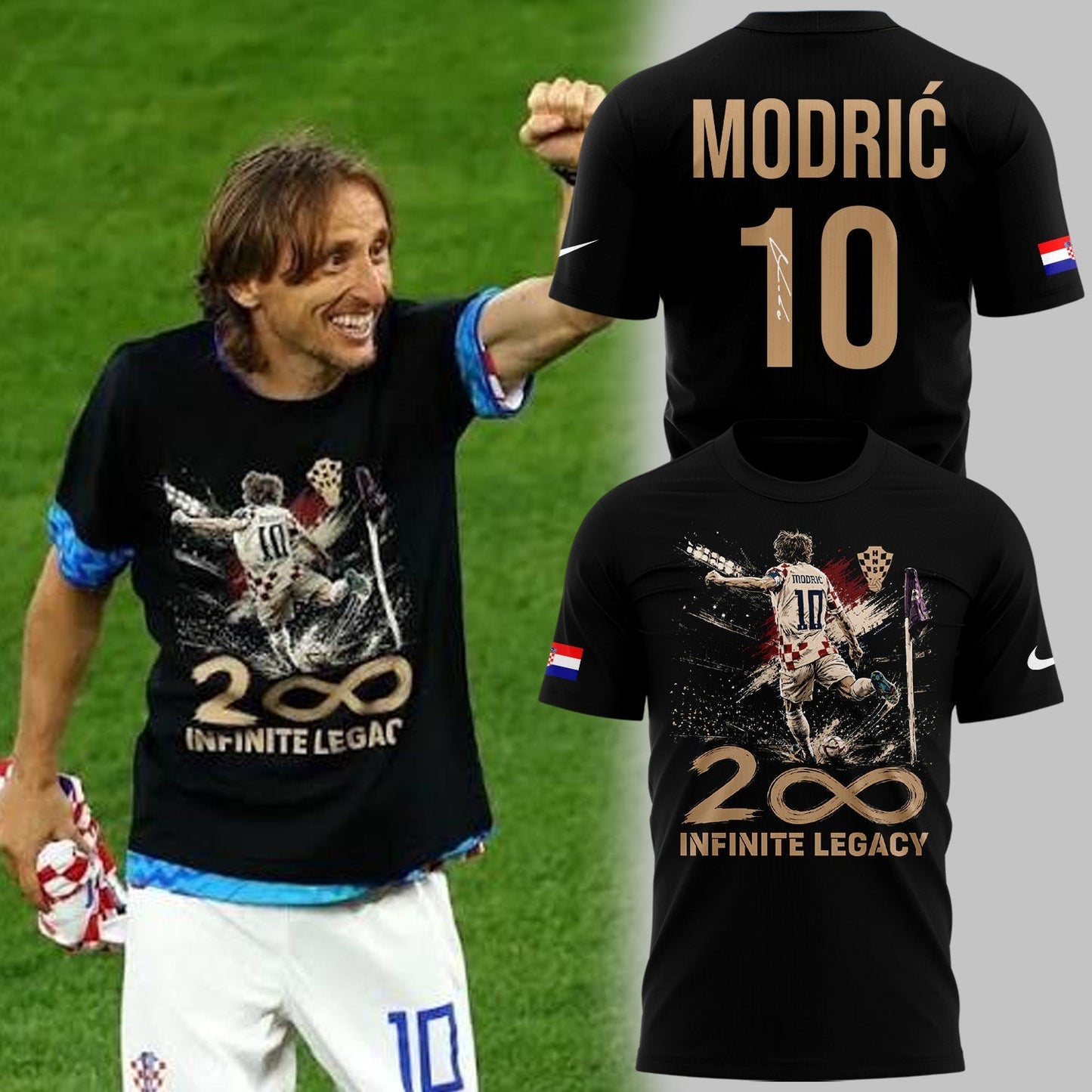 Limited Edition Luka Modrić – Captain. Legend. Midfield Maestro Shirt