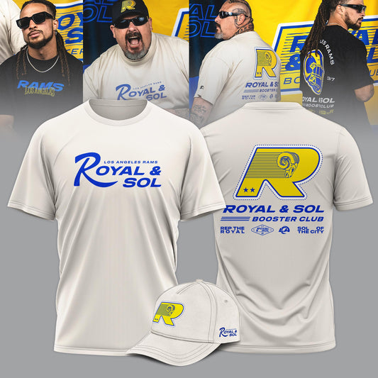 _ Los Angeles Rams Royal and Sol 2025 Limited Edition Shirt - Cream