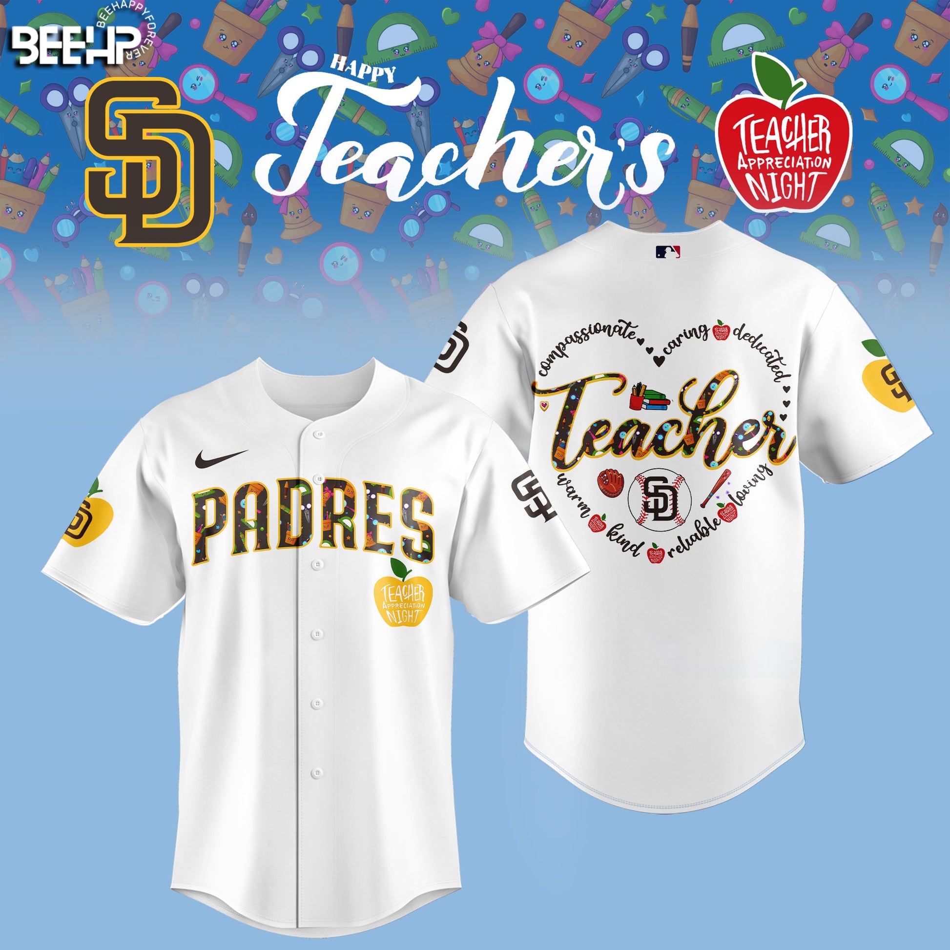 San Diego Padres TEACHER APPRECIATION NIGHT Editions Limited 2025 Jersey