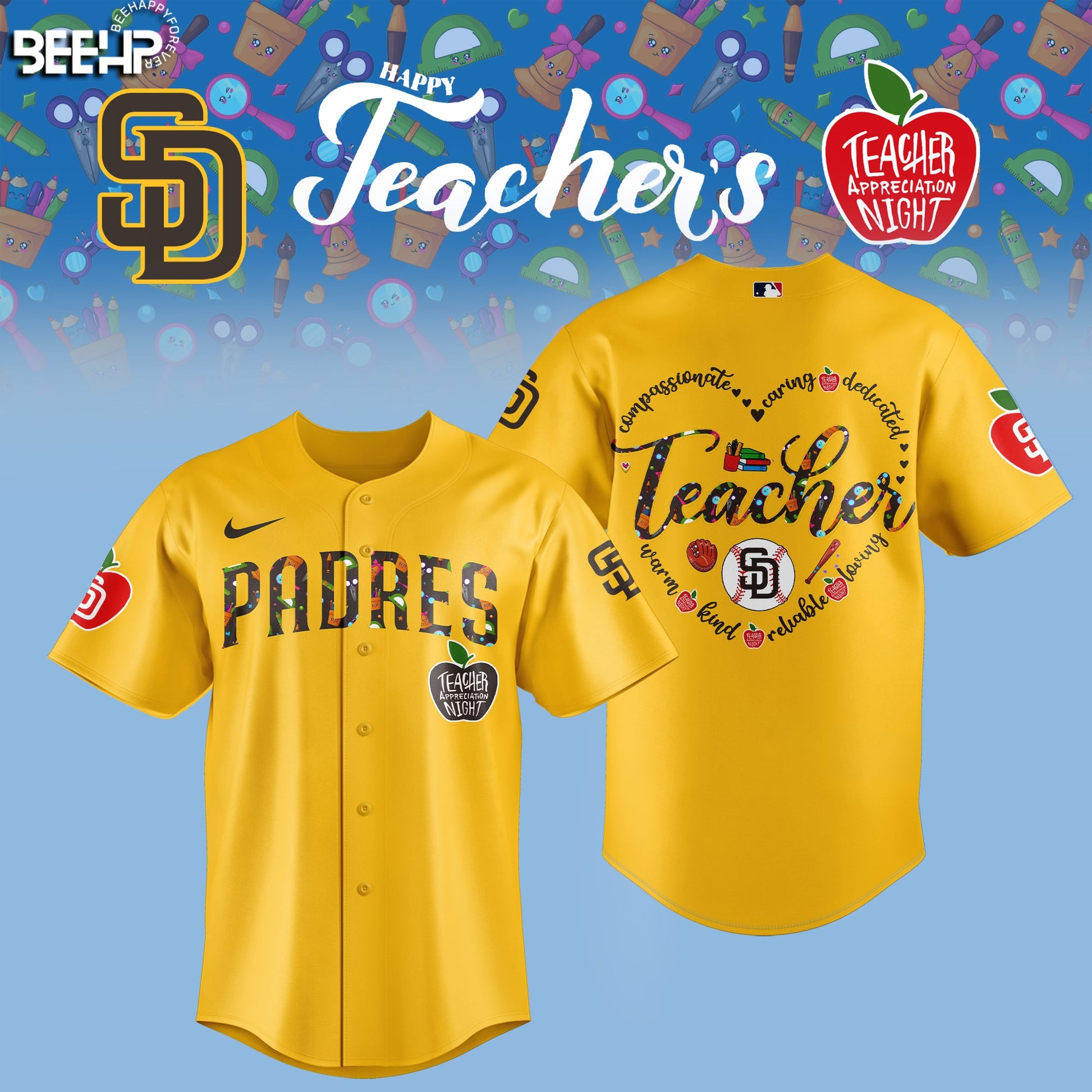 San Diego Padres TEACHER APPRECIATION NIGHT Editions Limited 2025 Jersey