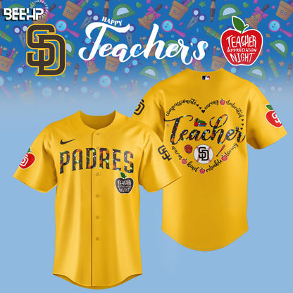 San Diego Padres TEACHER APPRECIATION NIGHT Editions Limited 2025 Jersey