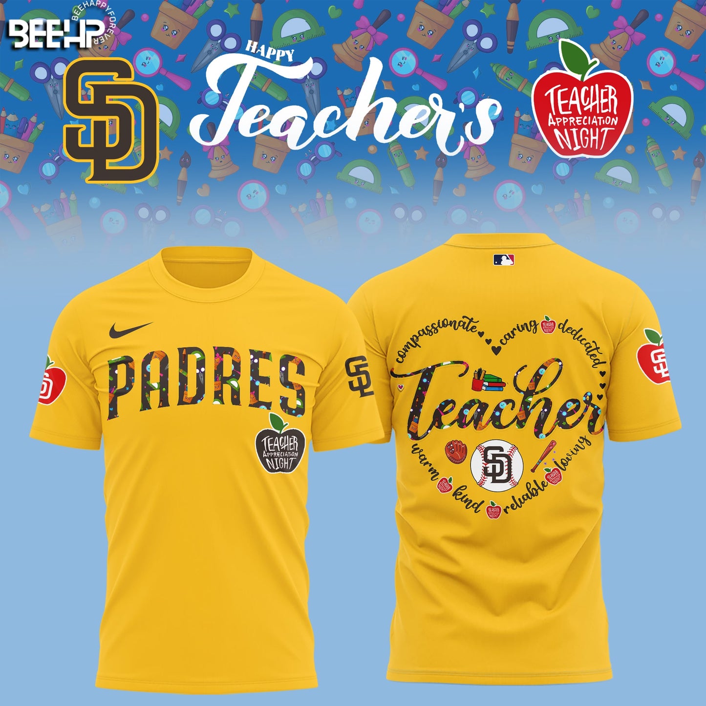 San Diego Padres TEACHER APPRECIATION NIGHT Editions Limited 2025 Shirt