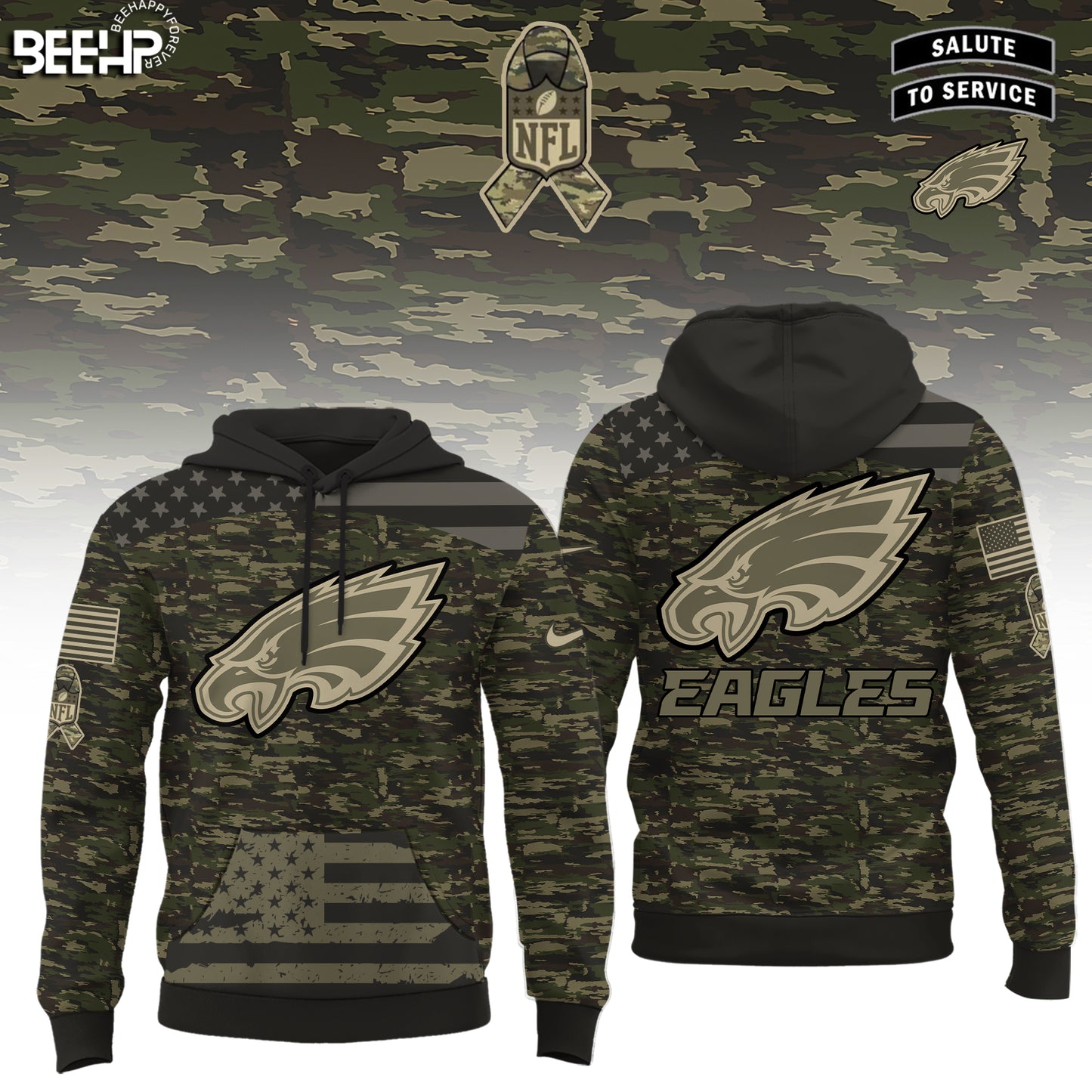 Philadelphia Eagles 2025 Salute to Service Limited Edition Combo