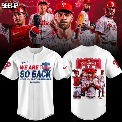 Limited Edition Philadelphia Phillies 2025 NL East Division Champions jersey v2