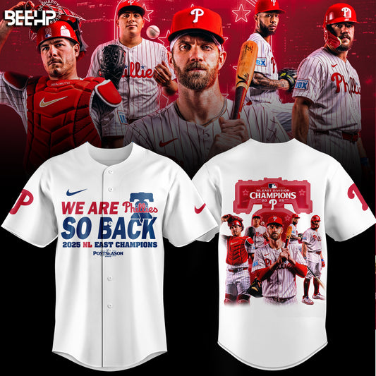 Limited Edition Philadelphia Phillies 2025 NL East Division Champions jersey v2