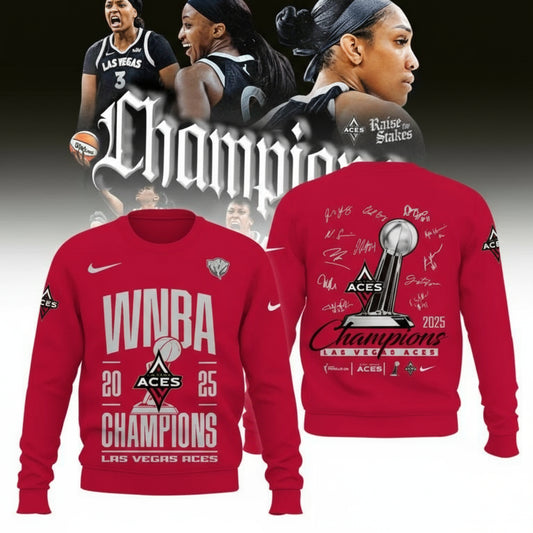 Las Vegas Aces 2025 WNBA Champions Limited Edition Sweatshirt
