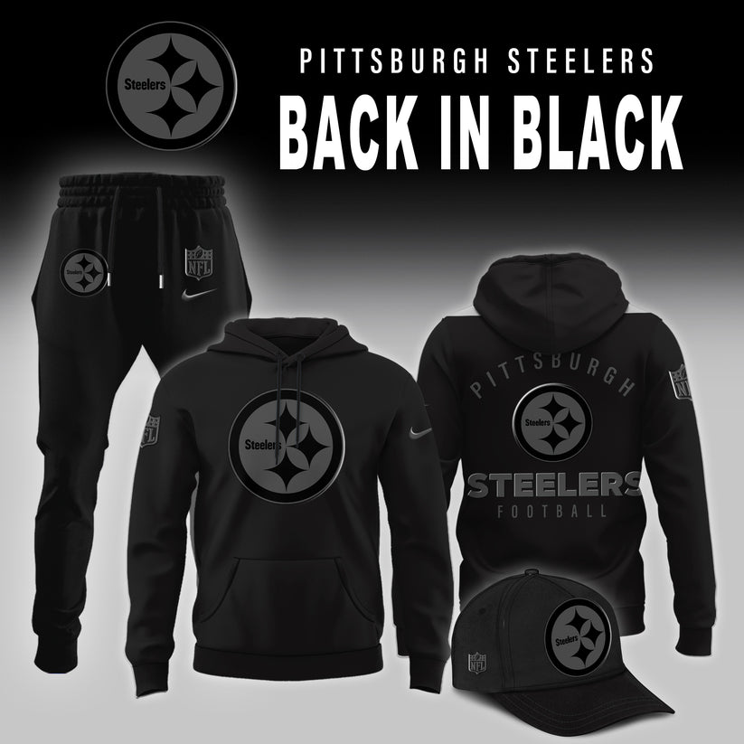 Pittsburgh Steelers ‘Back in Black’ 2025 Hoodie