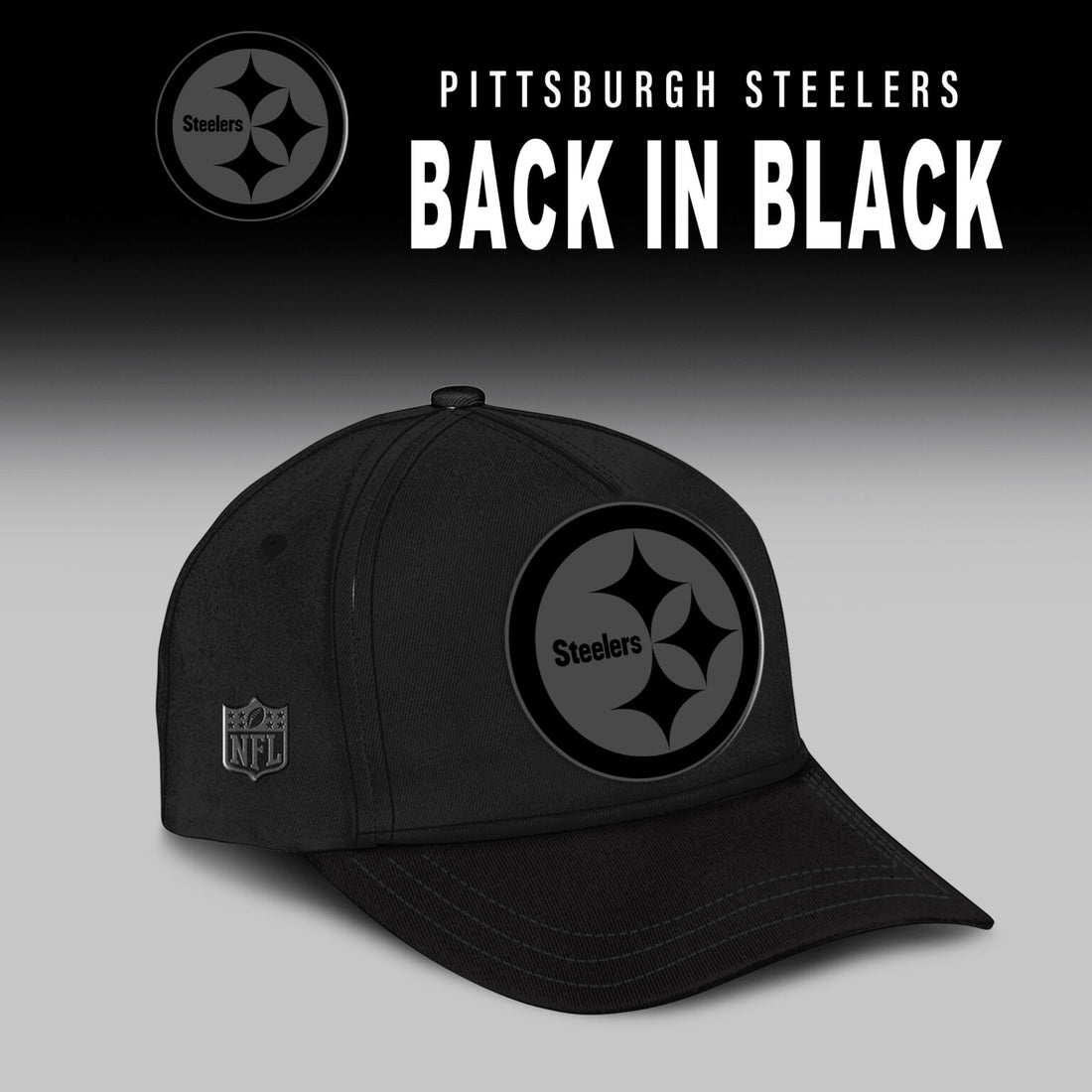 Pittsburgh Steelers ‘Back in Black’ 2025 Hoodie