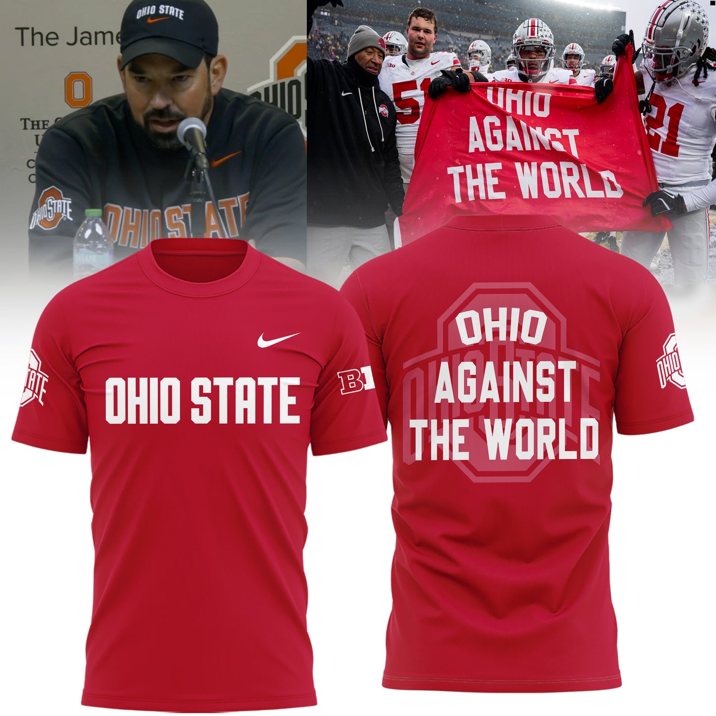 ..Ohio State Buckeyes "Against The World" Limited Edition T-Shirt