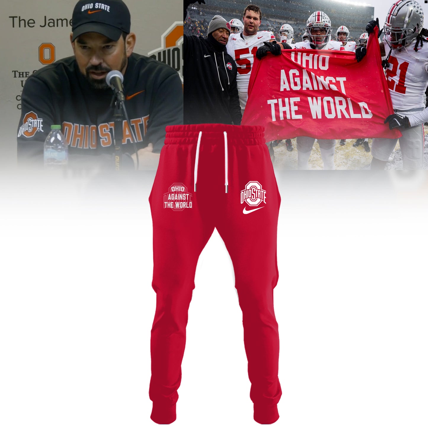 ..Ohio State Buckeyes "Against The World" Limited Edition Hoodie