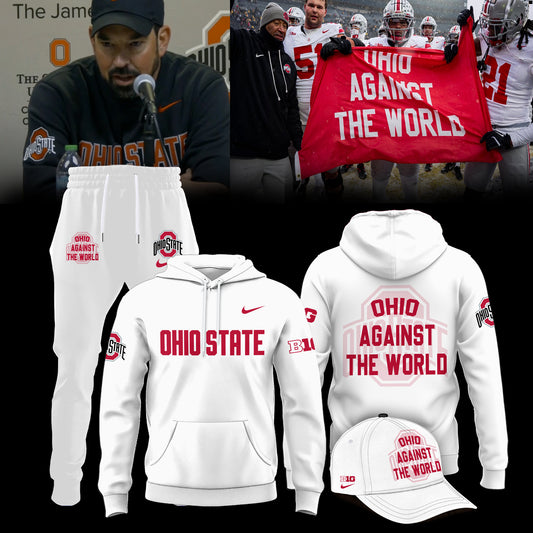 ..Ohio State Buckeyes "Against The World" Limited Edition Hoodie