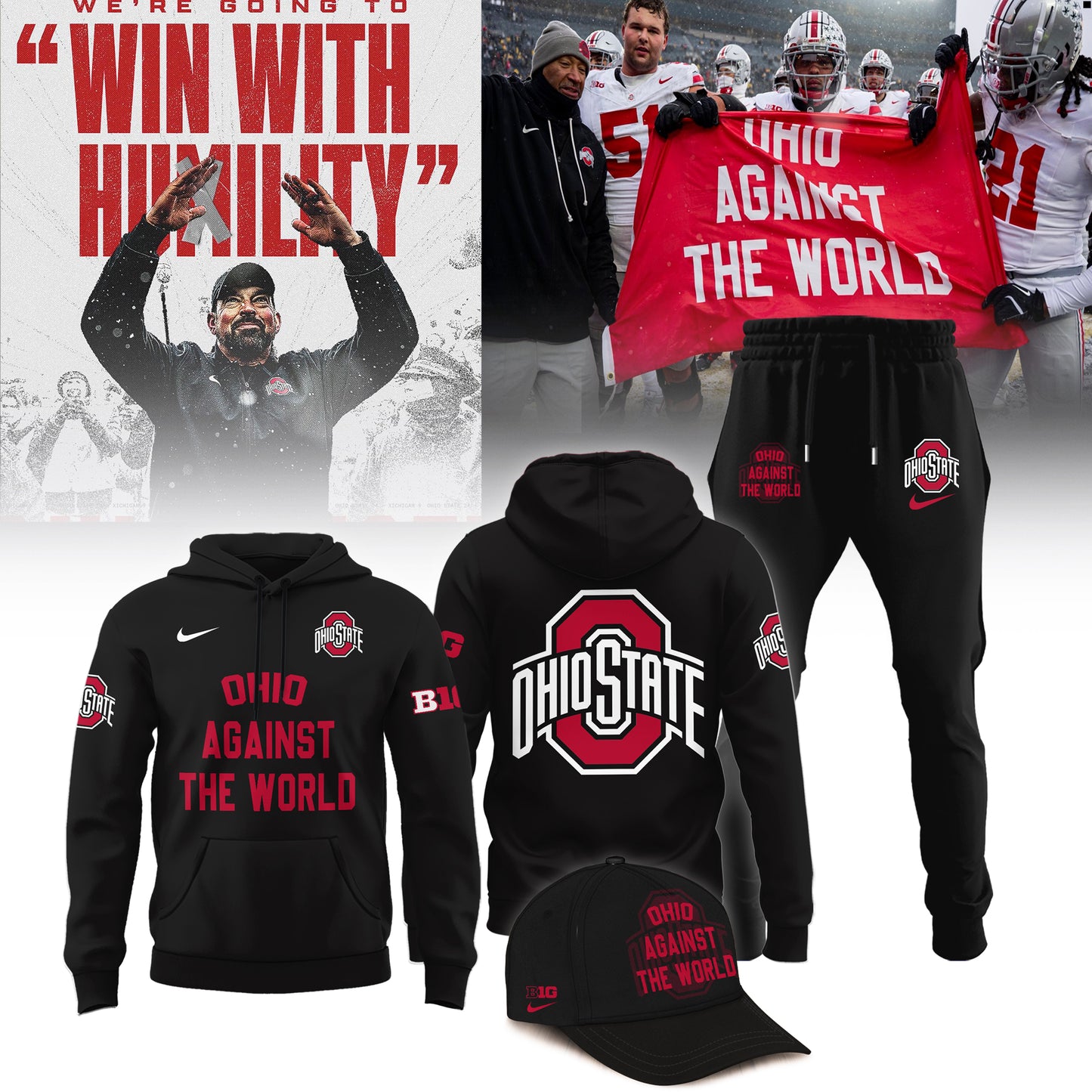 ..Ohio State Buckeyes "Against The World" Limited Edition Hoodie