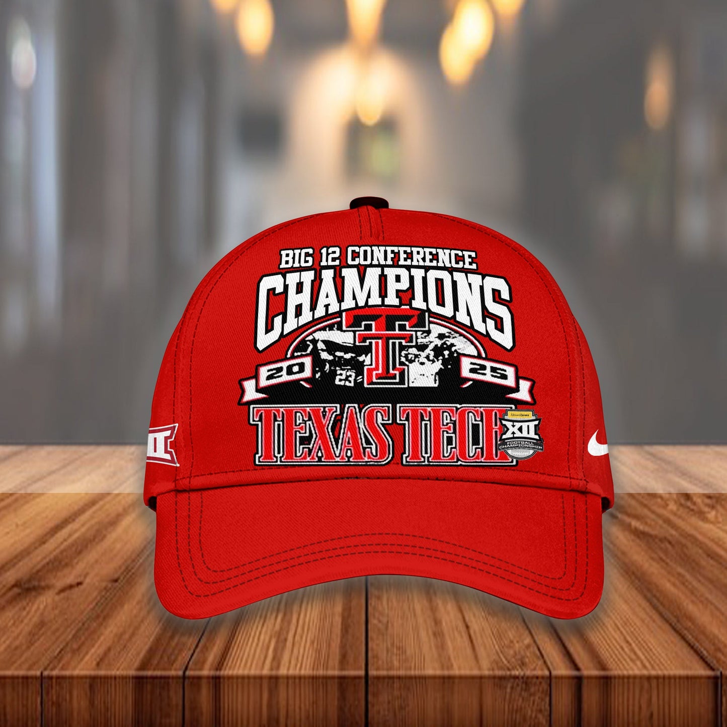 Texas Tech Red Raiders 2025 CHAMPIONS Big12 Football Combo T-shirt