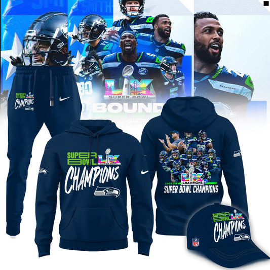 Seattle Seahawks Super Bowl LX Champions Limited Edition Hoodie