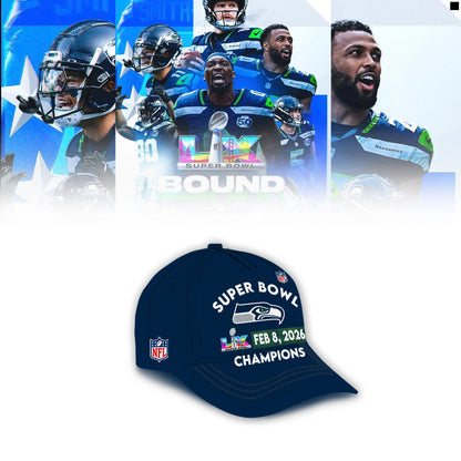 Seattle Seahawks Super Bowl LX Champions Limited Edition Sweatshirt