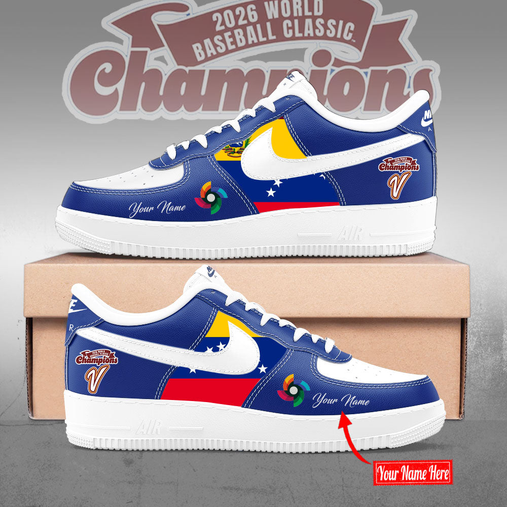 Venezuela 2026 World Baseball Classic Champions Limited Edition AF1 Sneaker