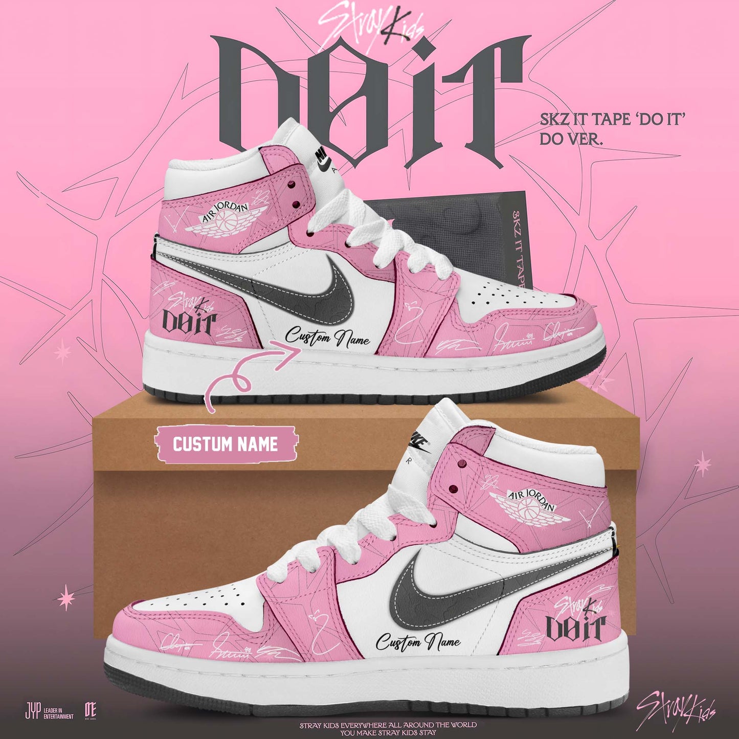 Stray Kids “ DO IT Limited Edition Signature “ Shoes 1