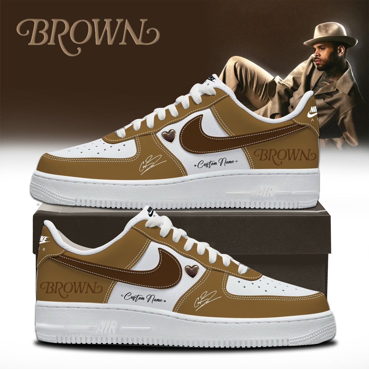 CHRIS BROWN’S BROWN ALBUM Limited Edition AF1 Sneaker