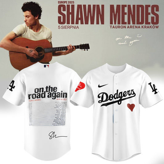 LA Dodgers _ Shawn Mendes “On The Road Again” Jersey