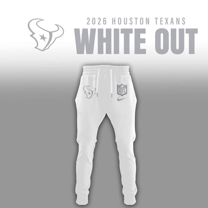 Houston Texans 2026 Winter White Out Combo Hoodie