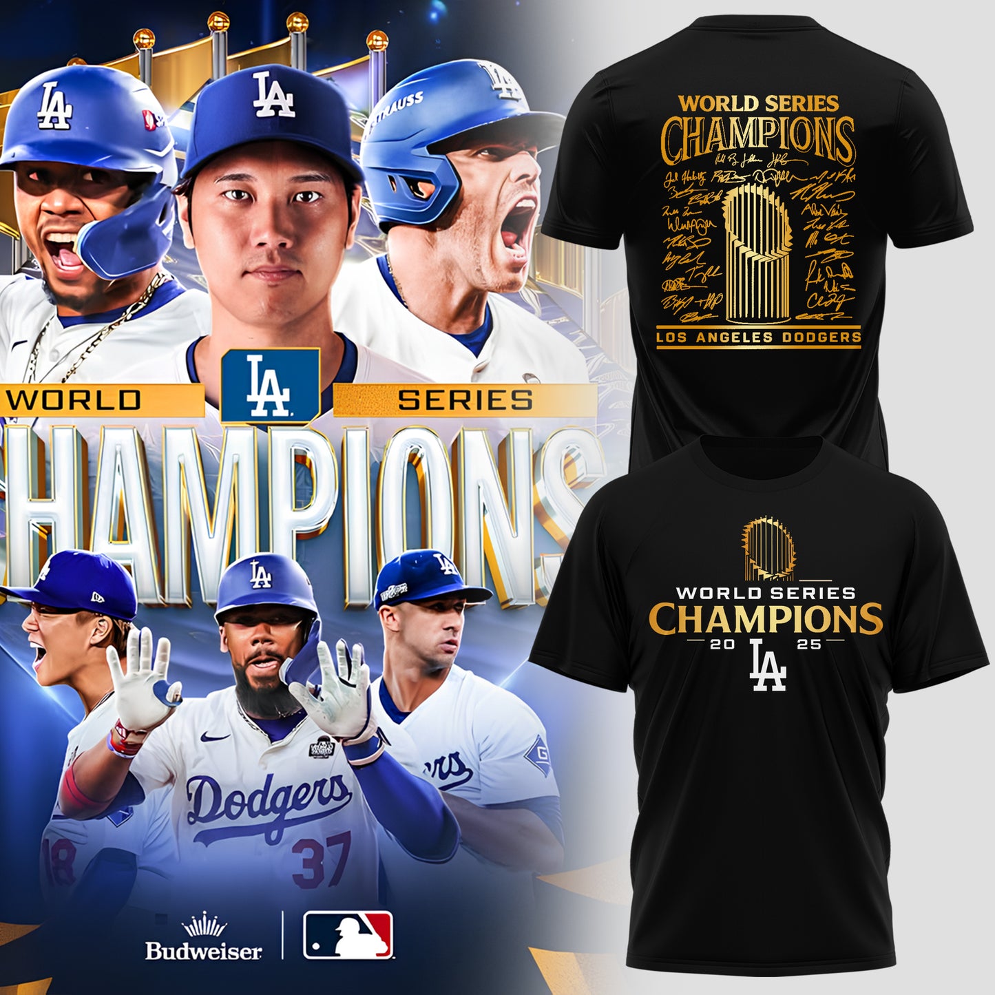 _Los Angeles Dodgers World Series 2025 Champions T-shirt