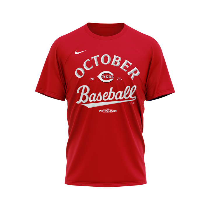 Cincinnati Reds 2025 Playoff Tee – The Reds Are In!