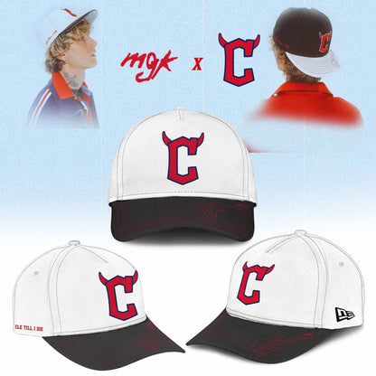 Cleveland Guardians x Mgk 2025 Limited Tshirt White