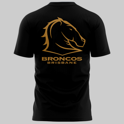 Brisbane Bronco NEVER BACK DOWN Limited Edition T Shirt