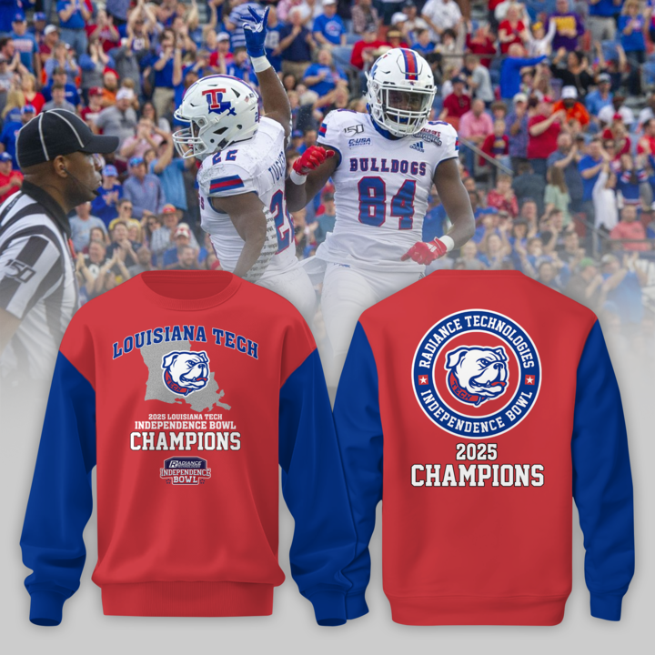 LOUISIANA TECH - Independence Bowl 2025 Champion Sweater