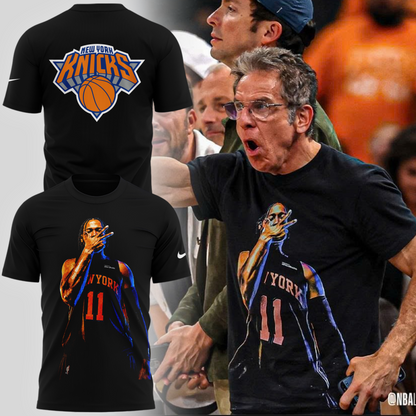 Exclusive New York Knicks 2026 Jalen Brunson Black T-Shirt