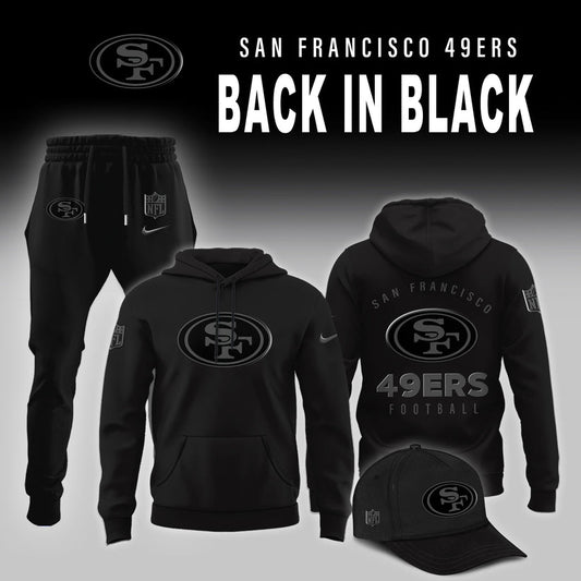 San Francisco 49ers 2026 Back In Black Limited Edition Hoodie