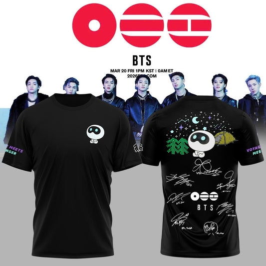 .BTS The 5th Album Release Limited Edition Signature – Tshirt