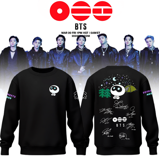 .BTS The 5th Album Release Limited Edition Signature – Sweatshirt